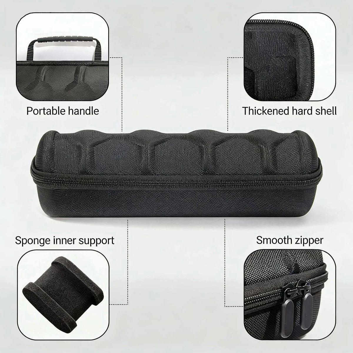 Watch Box Organizer for Men,Watch Travel Case Portable Storage Watch Display Holder for Wristwatches with anti-Move Watch Pillow